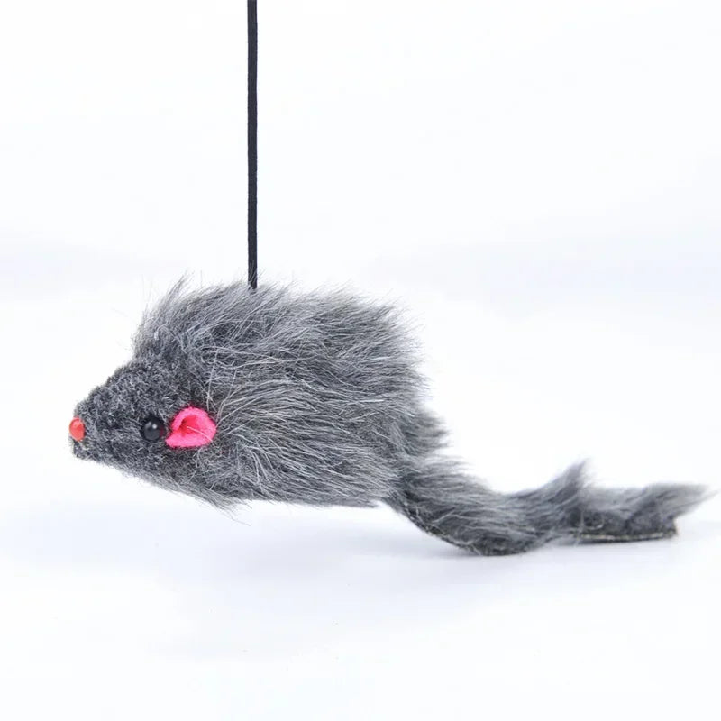 Hanging Retractable Mouse Toy for Cats – Door Frame Interactive Play