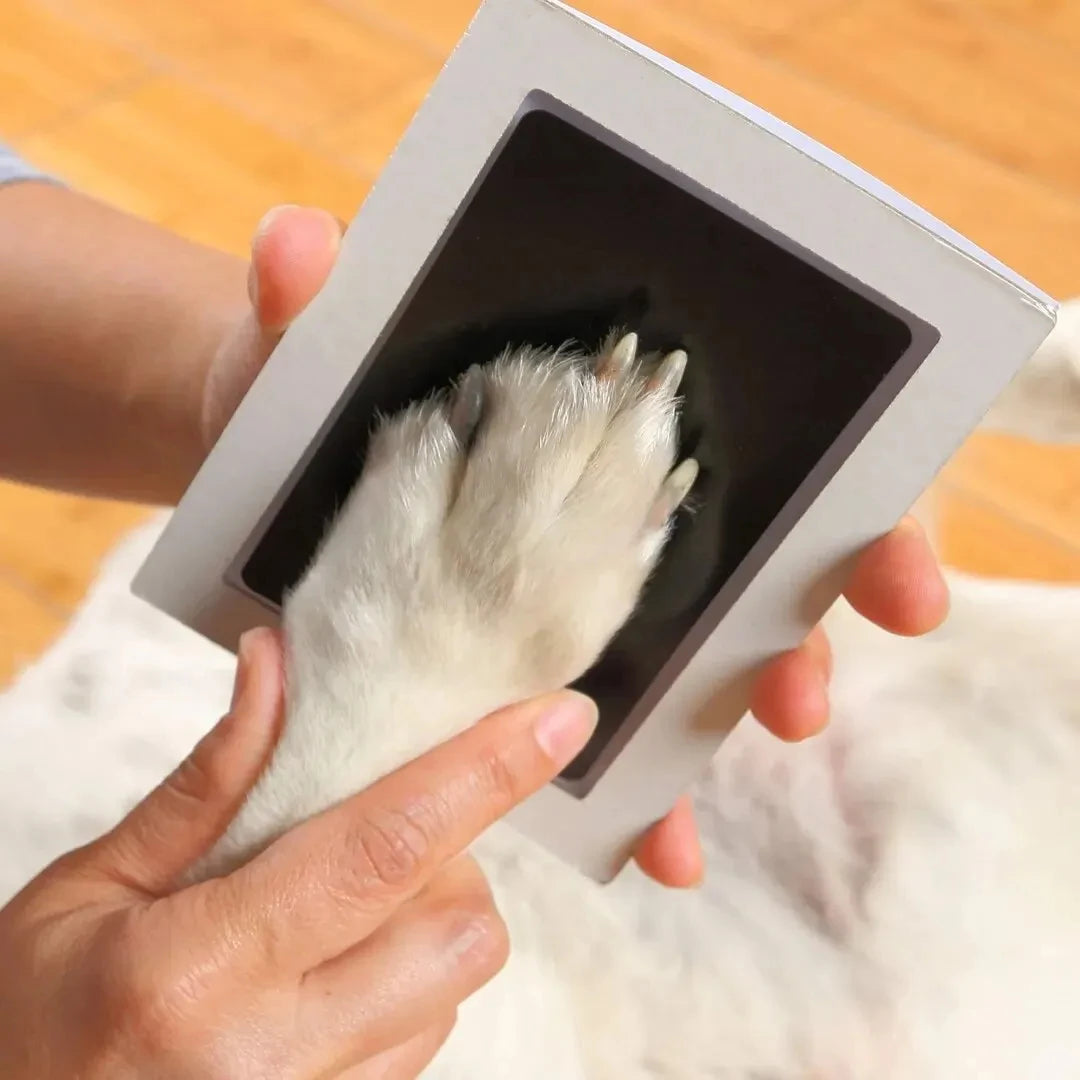Non-Contact Pet Footprint Kit – Inkless Handprint Stamp Pad for Keepsake Photos