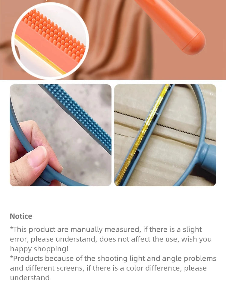 Portable Lint Remover – Double-Sided Fabric Shaver & Pet Hair Cleaner