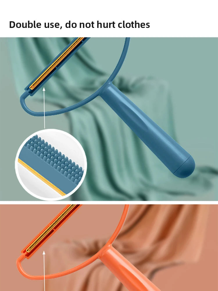 Portable Lint Remover – Double-Sided Fabric Shaver & Pet Hair Cleaner