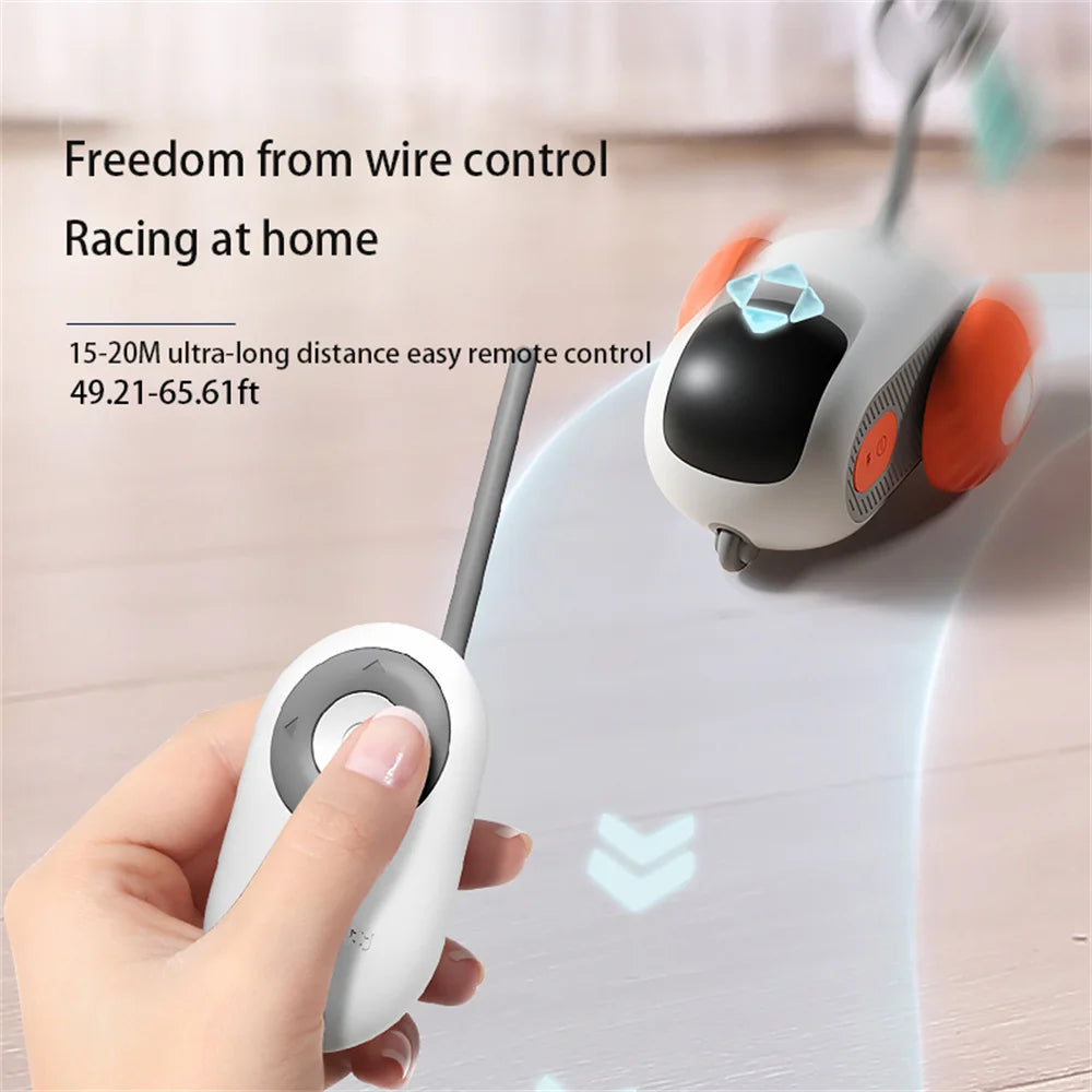 Smart Remote Control Cat Toy Car – Self-Moving Interactive Electric Pet Toy