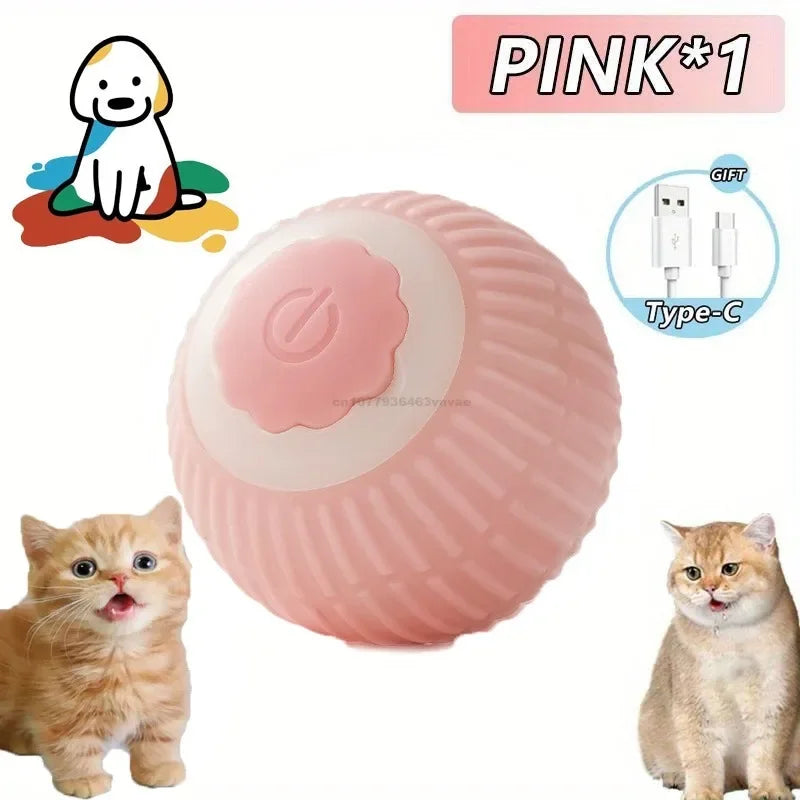 Interactive Cat Toy Ball – Automatic Smart Rolling Ball for Indoor Cats