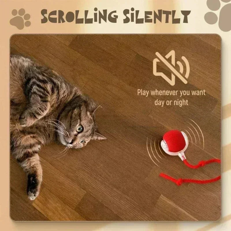 Interactive Cat Toy Ball – Automatic Smart Rolling Ball for Indoor Cats