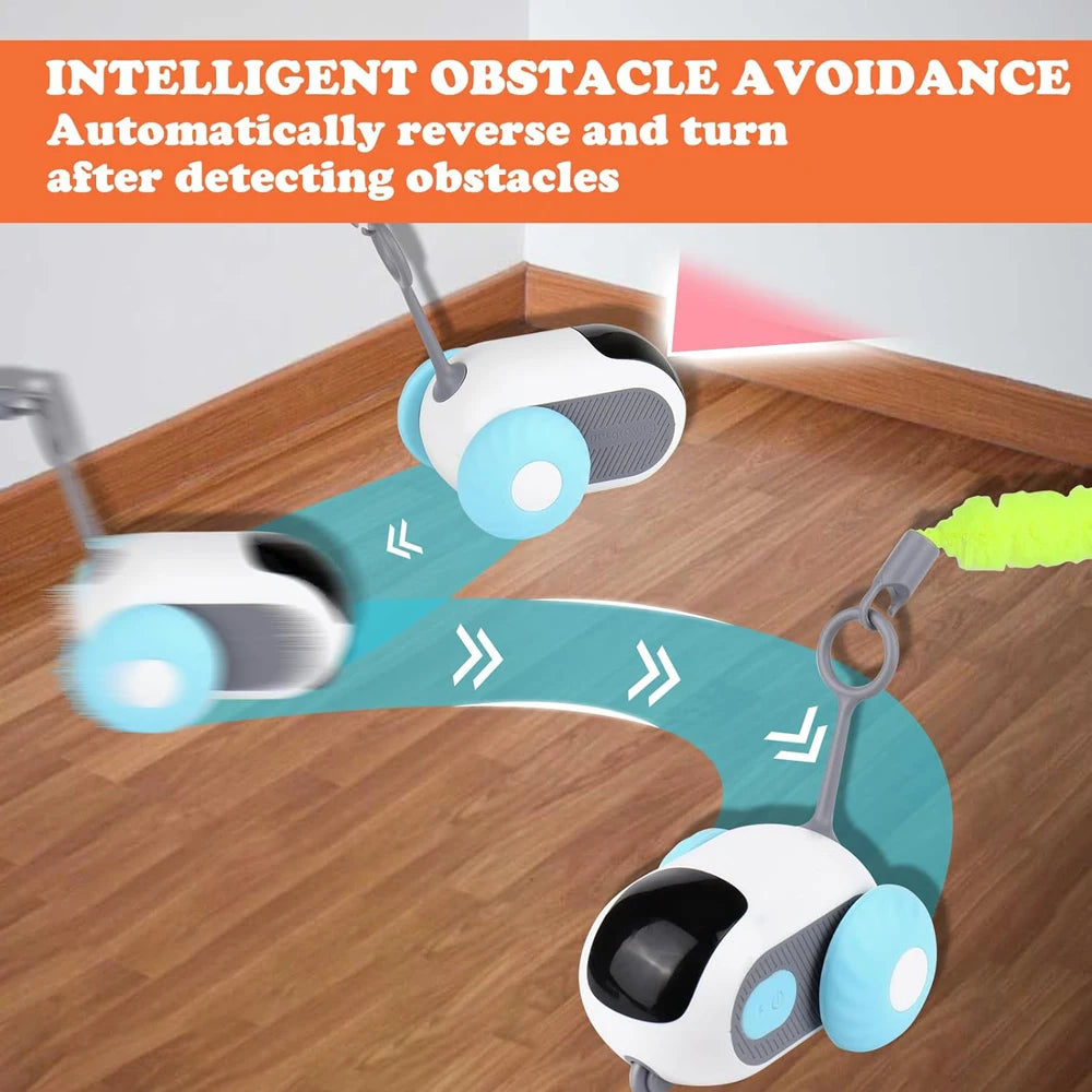 Smart Cat Toy Car – Dual Mode Automatic & Remote Control Interactive Toy