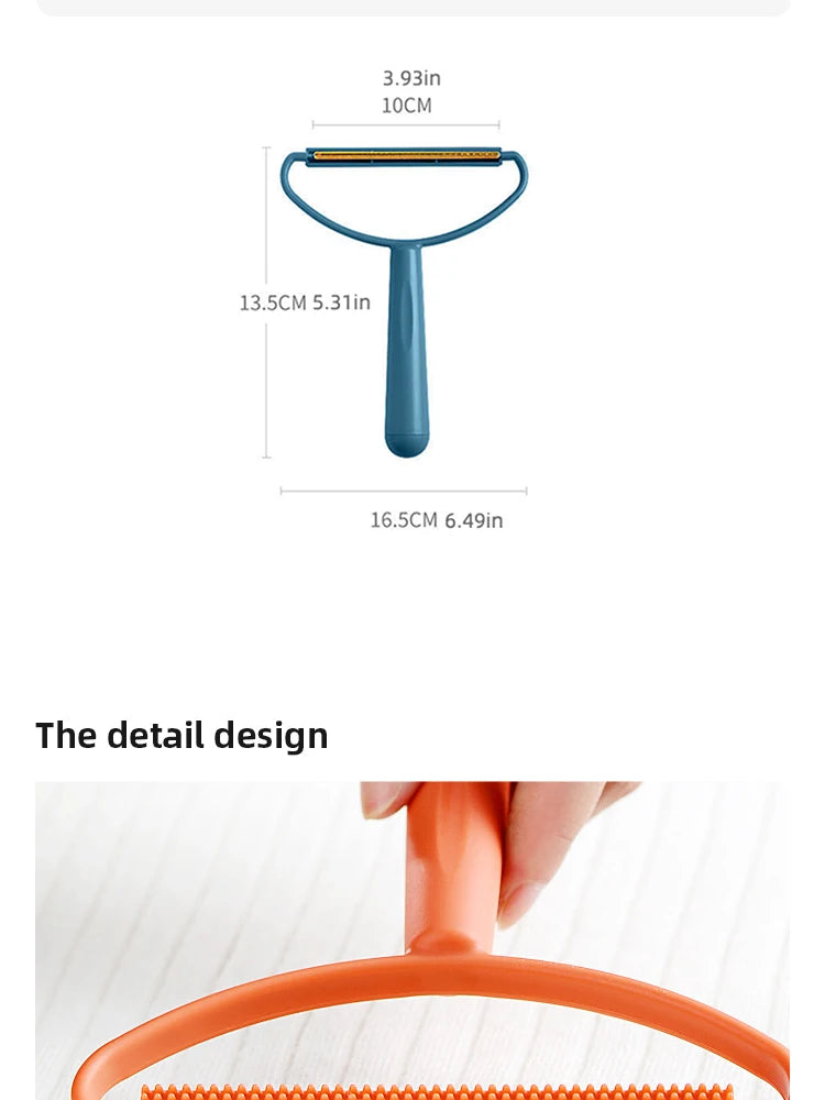 Portable Lint Remover – Double-Sided Fabric Shaver & Pet Hair Cleaner