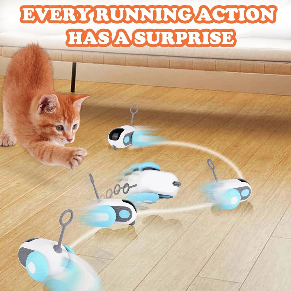 Smart Cat Toy Car – Dual Mode Automatic & Remote Control Interactive Toy