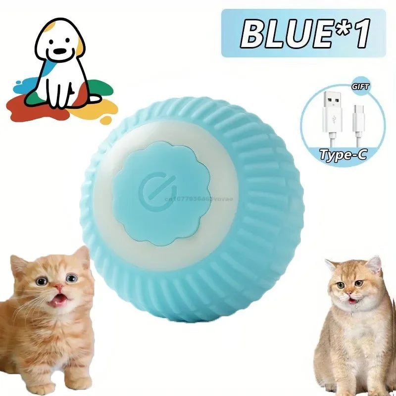 Interactive Cat Toy Ball – Automatic Smart Rolling Ball for Indoor Cats