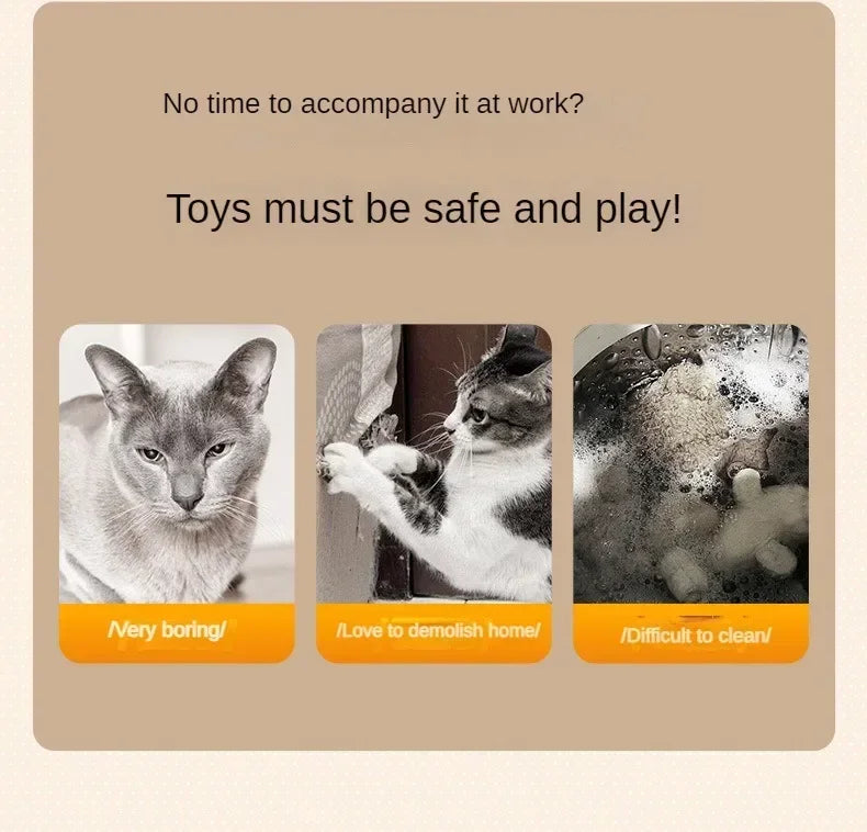 Interactive Cat Toy Ball – Automatic Smart Rolling Ball for Indoor Cats